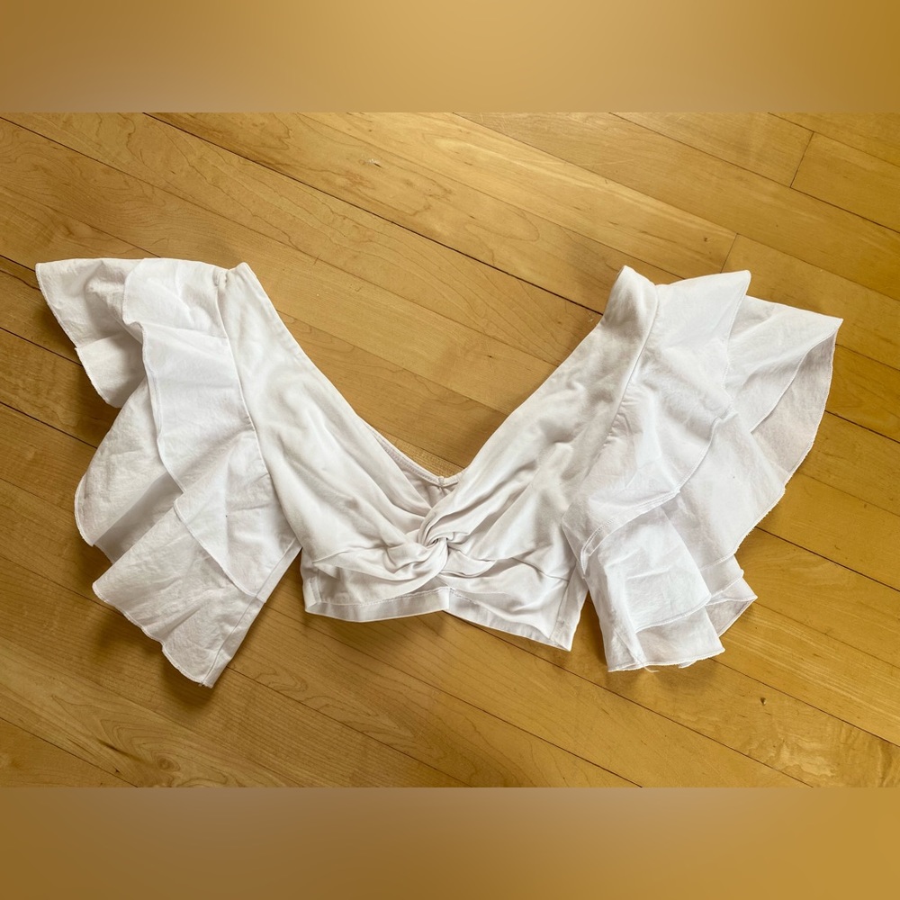 White Crop Top
